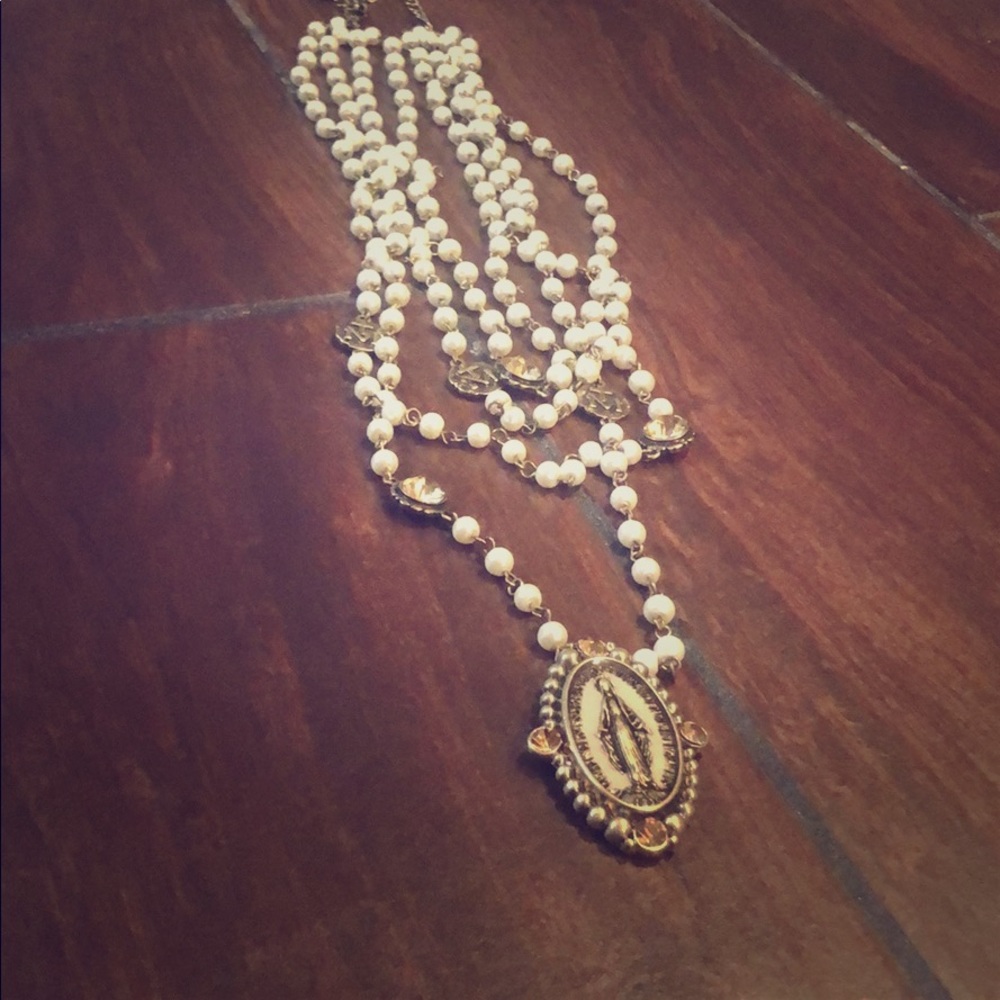 Virgins, Saints & Angels Pearl Necklace